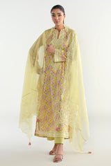 3 Piece - Embroidered Suit - C6290 3 Piece - Embroidered Suit - C6290