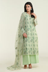 3 Piece - Embroidered Suit - E1698 3 Piece - Embroidered Suit - E1698