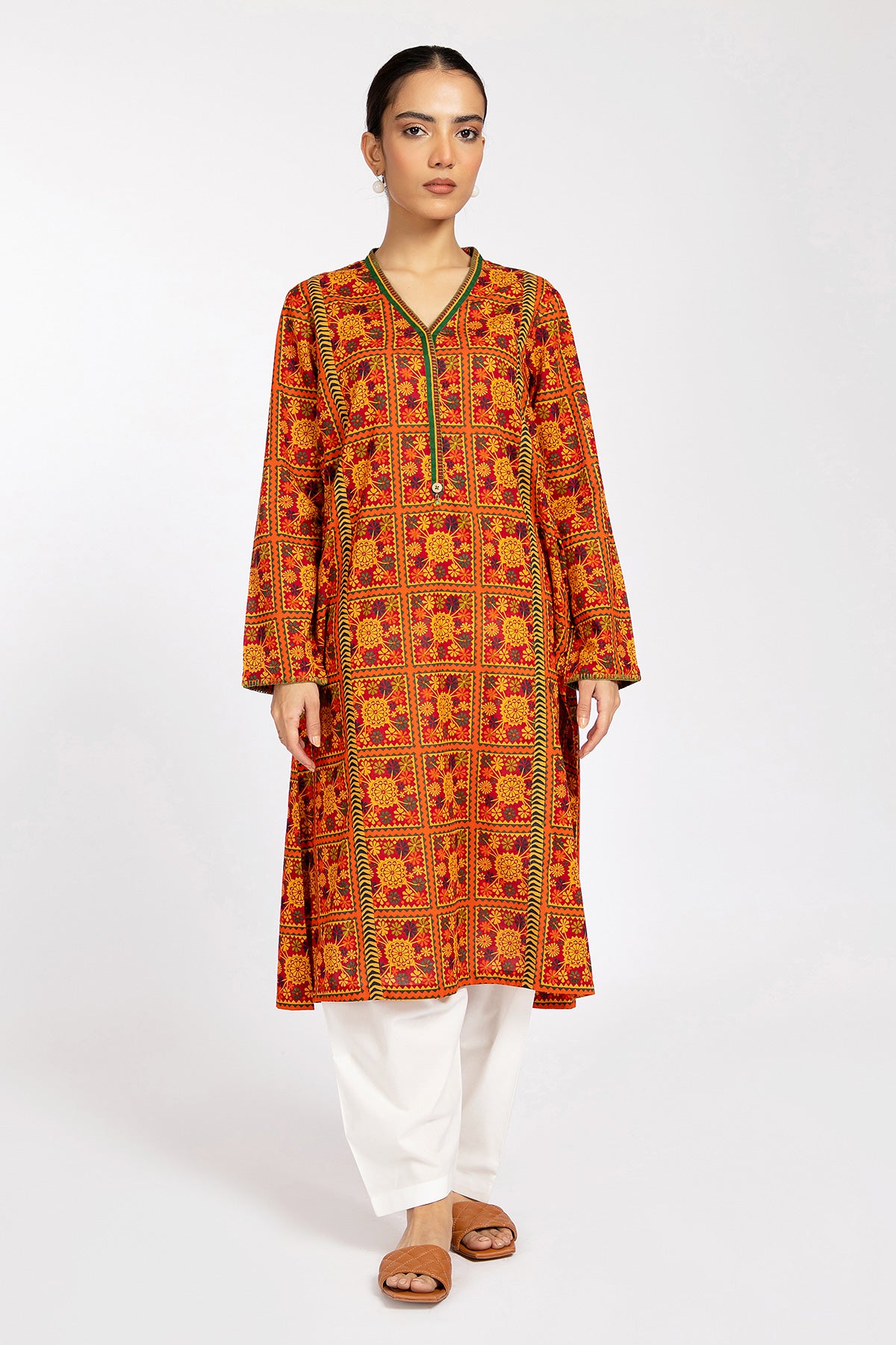 1 Piece Cotton Lawn Shirt Kayseria Pakistan