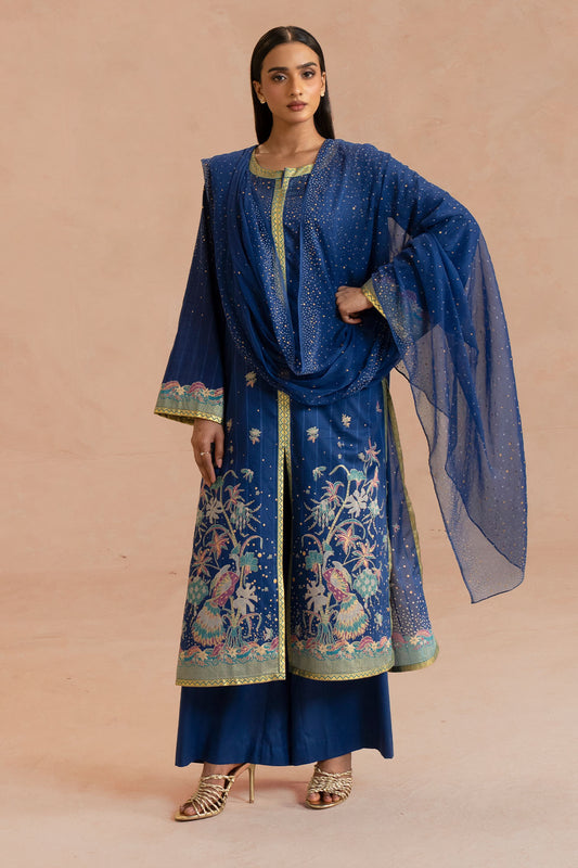 3 Piece - Printed Suit - MCP1908