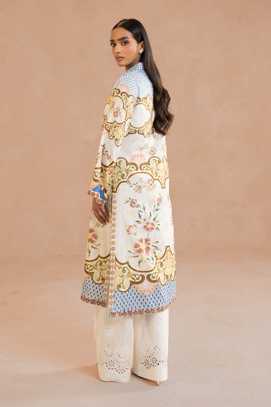 Printed & Embroidered Shirt - MCP1913