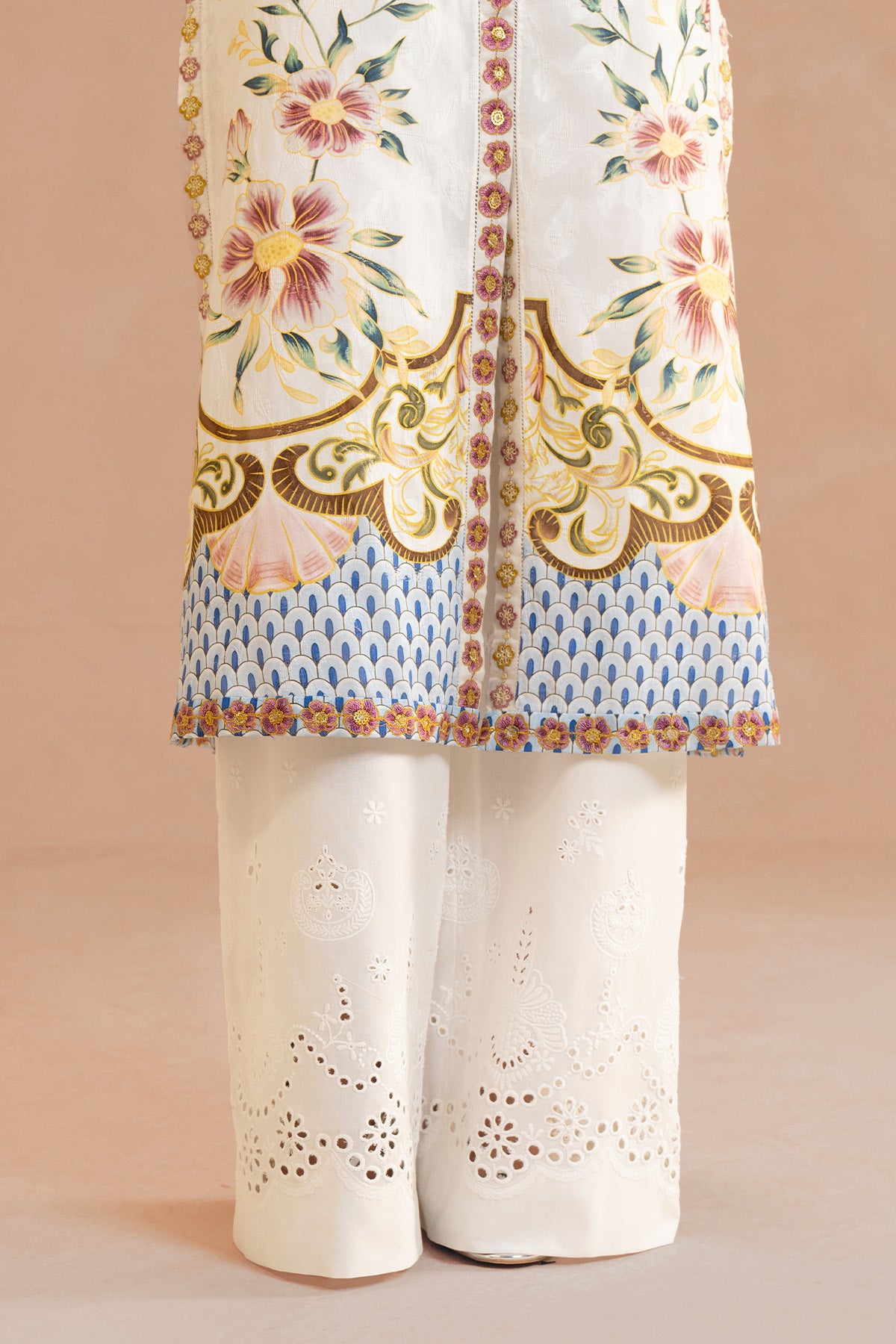 Embroidered Trouser- MCP1910-2