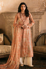 4 Piece - Printed & Embroidered Suit - MCP1714