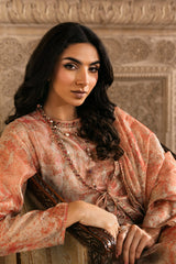 4 Piece - Printed & Embroidered Suit - MCP1714