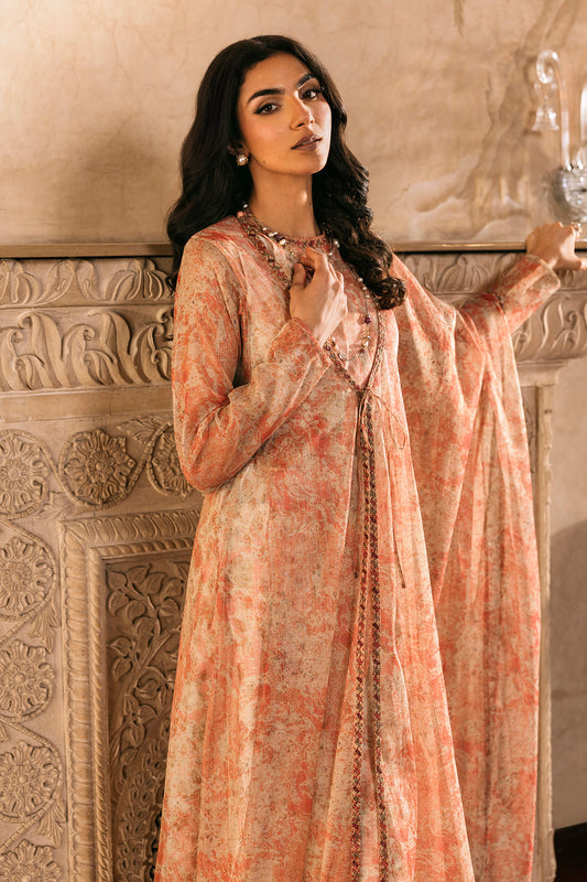 4 Piece - Printed & Embroidered Suit - MCP1714