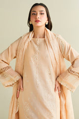 3 Piece -  Embroidered Suit - C6190