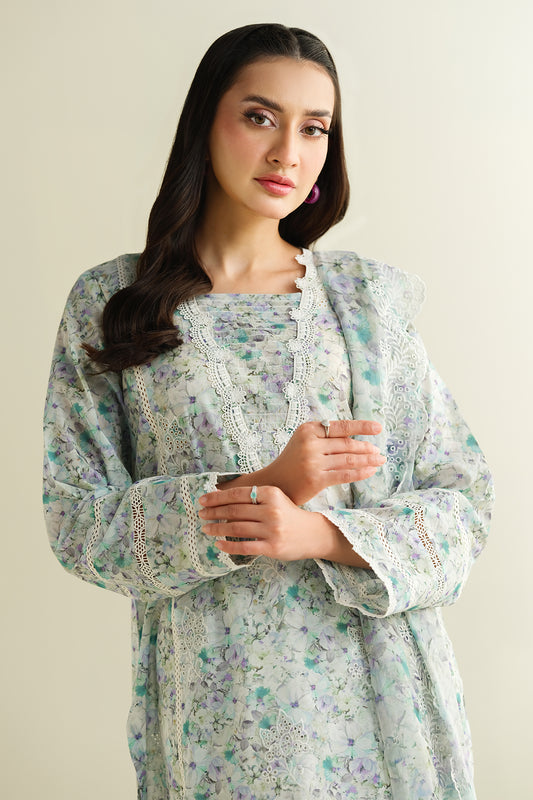 2 Piece - Embroidered Suit - C6120