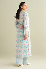 2 Piece - Printed Embroidered Suit - C6102