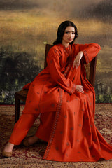 3 Piece - Embroidered Suit - C6407