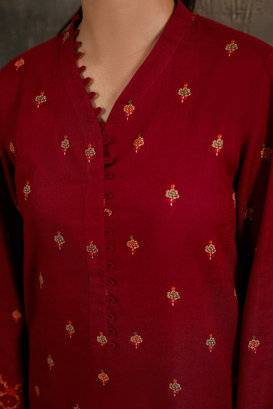 3 Piece - Printed Suit - C6449
