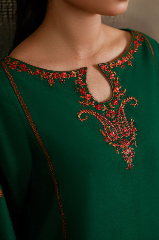 2 Piece - Embroidered Suit - C6355