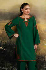 2 Piece - Embroidered Suit - C6355