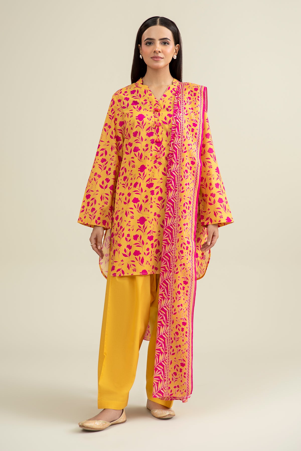 3 Piece - Printed Suit - X6239