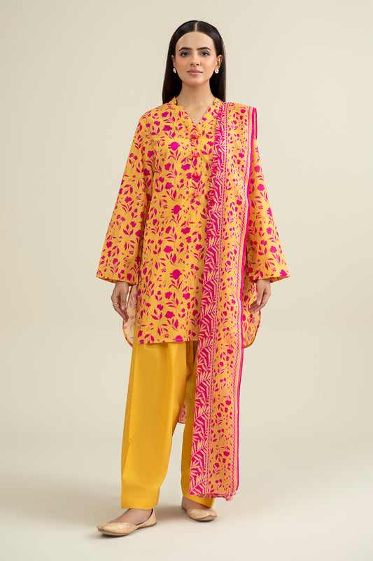 3 Piece - Printed Suit - X6239
