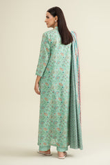 3 Piece - Printed Suit - X6217
