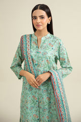 3 Piece - Printed Suit - X6217