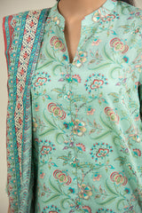 3 Piece - Printed Suit - X6217