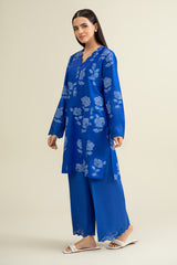2 Piece - Printed & Embroidered Suit - C6272