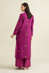 2 Piece - Embroidered Suit - E1714