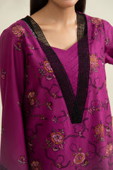 2 Piece - Embroidered Suit - E1714