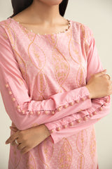 3 Piece - Embroidered Suit - E1722