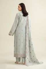 3 Piece - Embroidered Suit - E1693