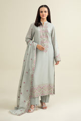 3 Piece - Embroidered Suit - E1693