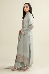3 Piece - Embroidered Suit - E1693