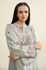 3 Piece - Embroidered Suit - E1693