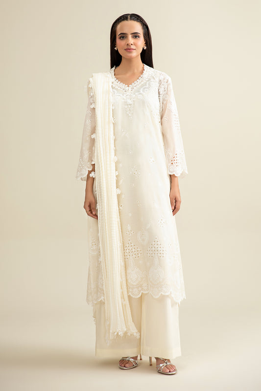 Embroidered Dupatta - MC1825-1