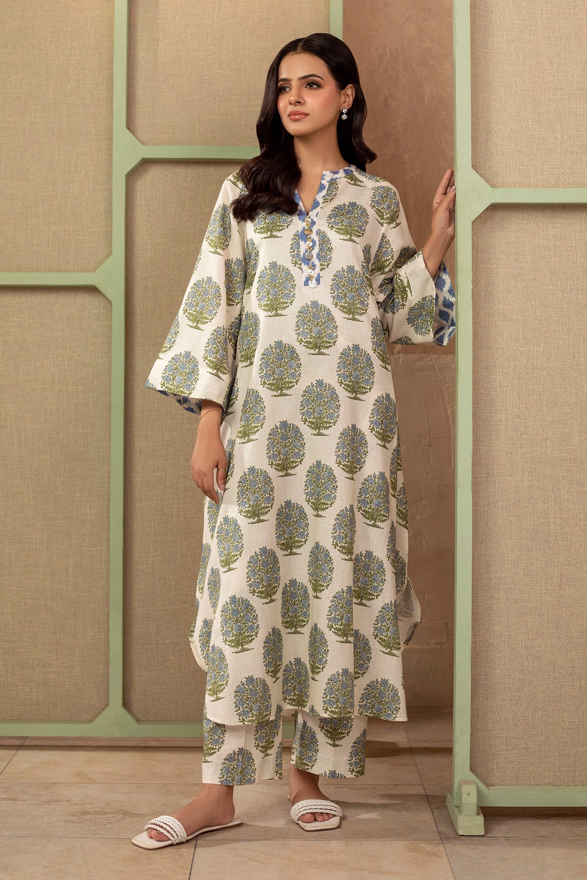 2 Piece - Printed Suit - KPW25-P3679