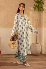 2 Piece - Printed & Embellished Suit - KPW25-P3675