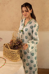 2 Piece - Printed & Embellished Suit - KPW25-P3675