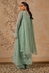 4 Piece - Printed & Embroidered Suit - MC1612-1