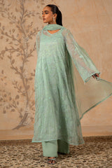 4 Piece - Printed & Embroidered Suit - MC1612-1