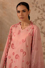 4 Piece - Premium Batiste Embroidered Suit - MC1608-1