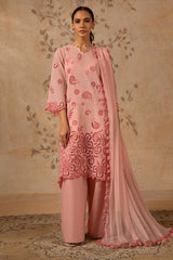 4 Piece - Premium Batiste Embroidered Suit - MC1608-1