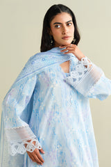 3 Piece - Printed Suit - C6145