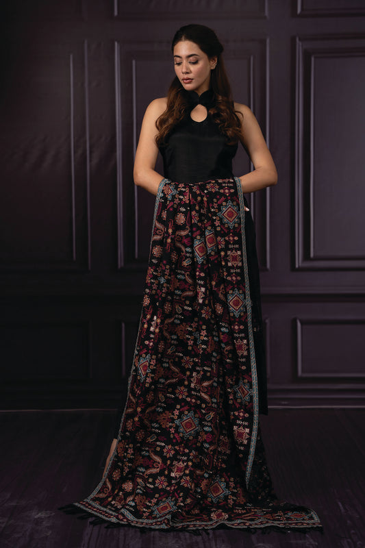 Embroidered Shawl - E1364