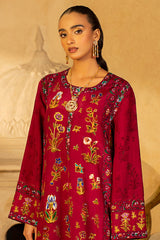 2 Piece  Pk Raw Silk Shirt & Trouser-mcp1412-1