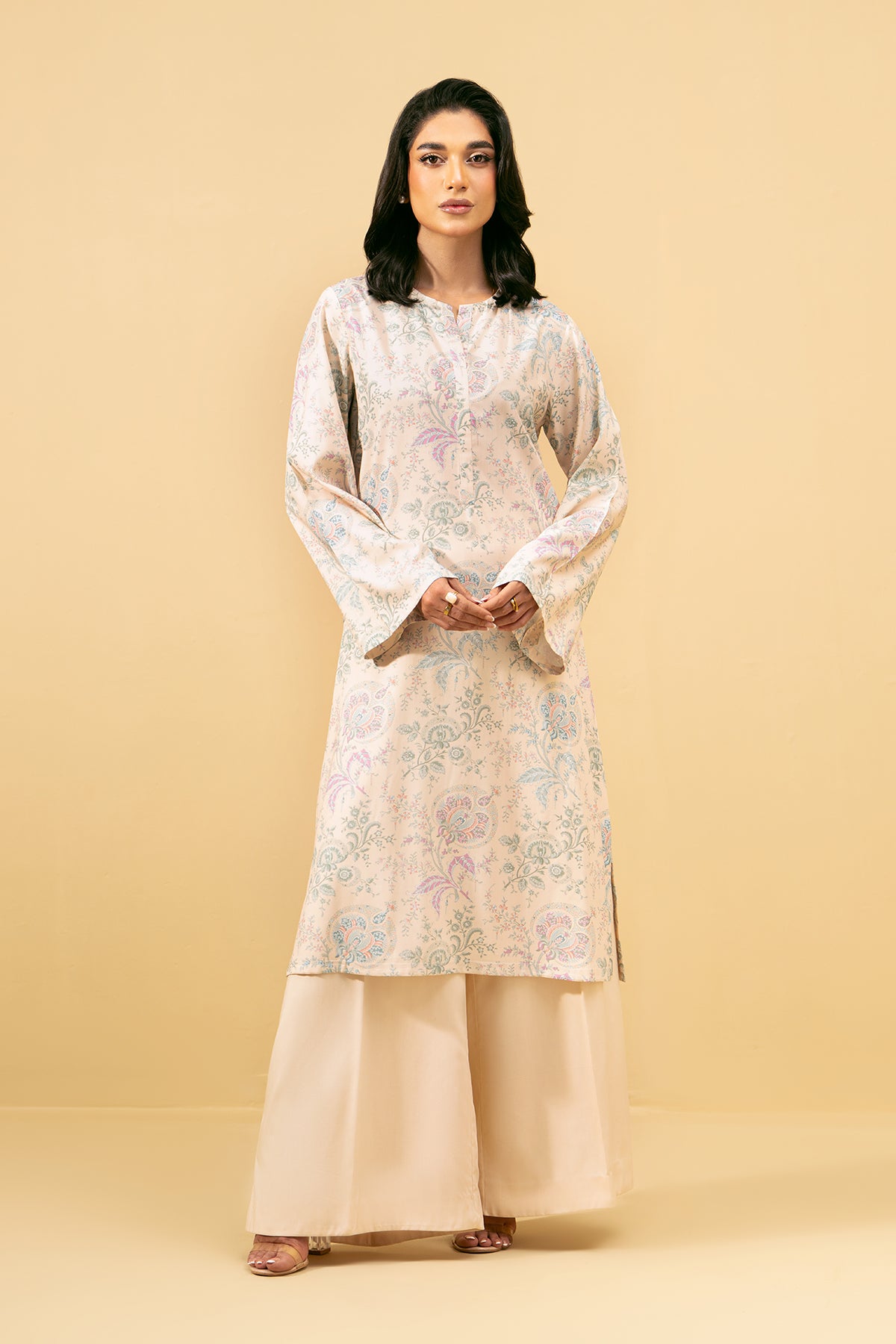 2 Piece - Printe Percale Suit