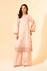 2 Piece - Embroidered Khaddar Suit