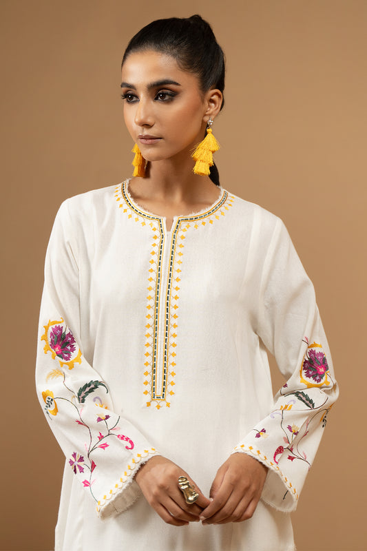 2 Piece - Embroidered Suit - KPW24-P3073-73