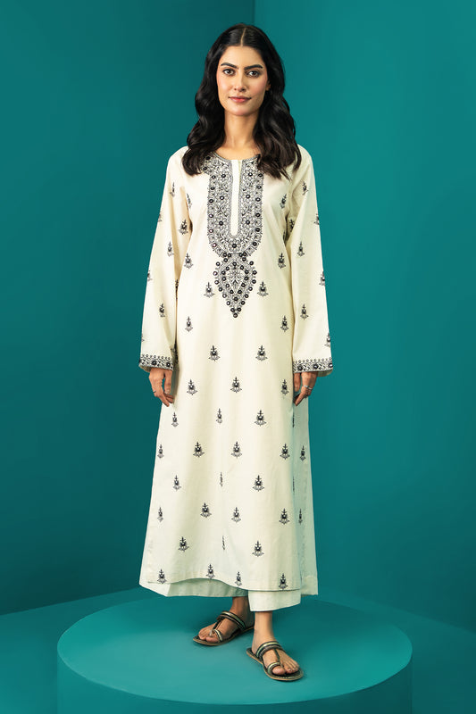 2 Piece- Embroidered Suit-KPA24-P3005-5