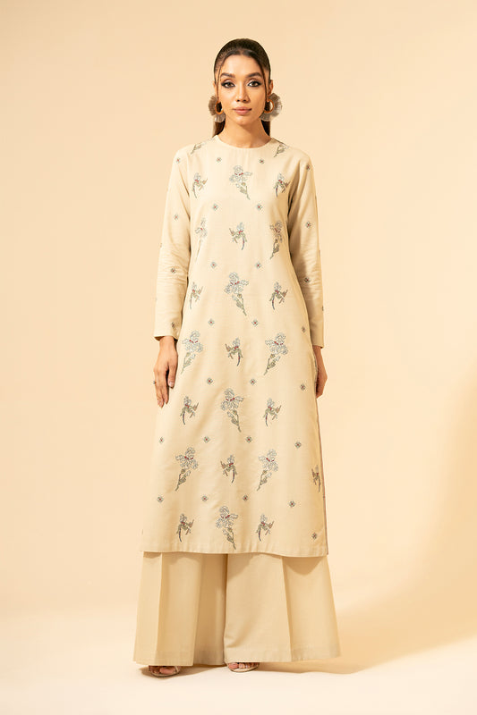 2 Piece - Embroidered Suit - E1368