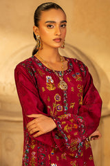 2 Piece  Pk Raw Silk Shirt & Trouser-mcp1412-1