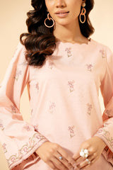 2 Piece - Embroidered Khaddar Suit