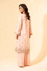 2 Piece - Embroidered Khaddar Suit