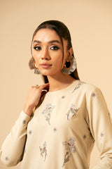 2 Piece - Embroidered Viscose Karandi Suit