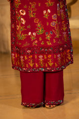 2 Piece  Pk Raw Silk Shirt & Trouser-mcp1412-1